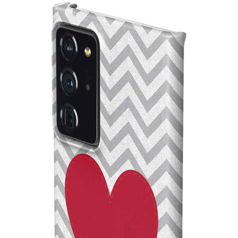 Chevron Heart Galaxy Note20 Ultra 5G Lite Case