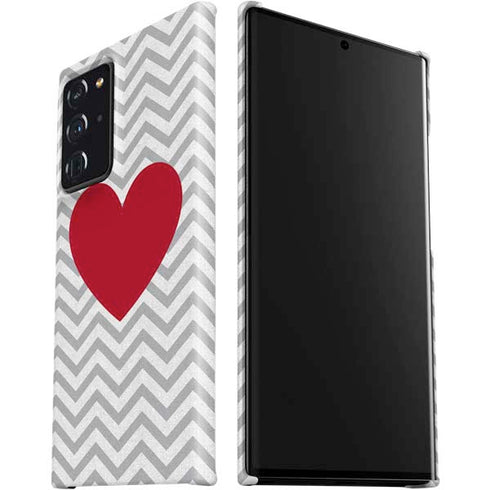 Chevron Heart Galaxy Note20 Ultra 5G Lite Case