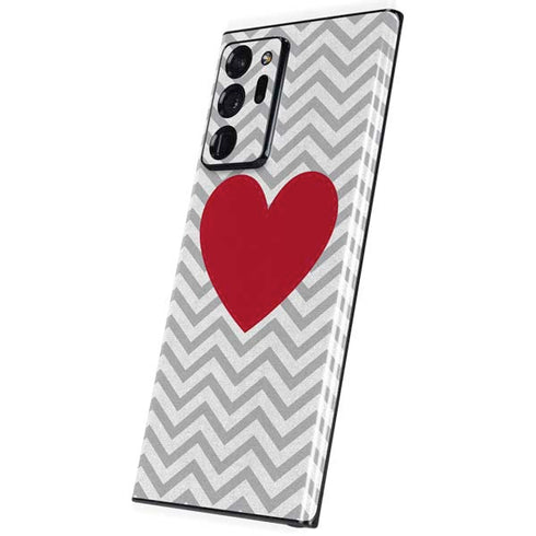 Chevron Heart Galaxy Note20 Ultra 5G Skin