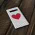 Chevron Heart Galaxy S10 Plus Skin