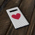 Chevron Heart Galaxy S10 Skin