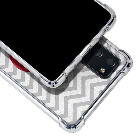 Chevron Heart Galaxy S20 FE Clear Case