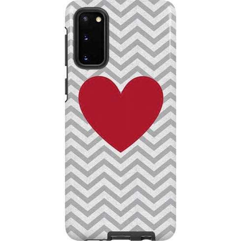 Chevron Heart Galaxy S20 Pro Case