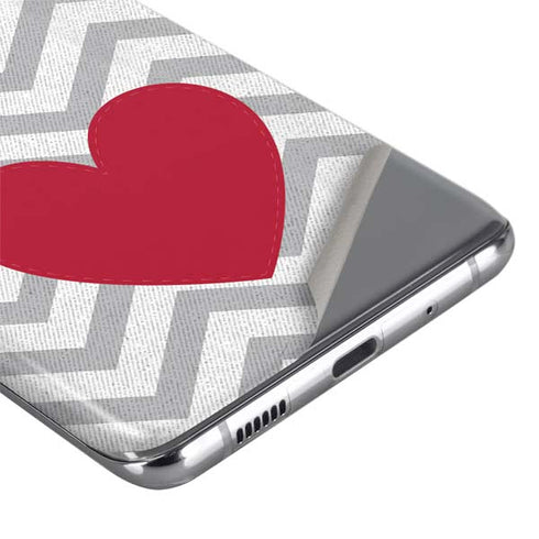 Chevron Heart Galaxy S20 Ultra 5G Skin