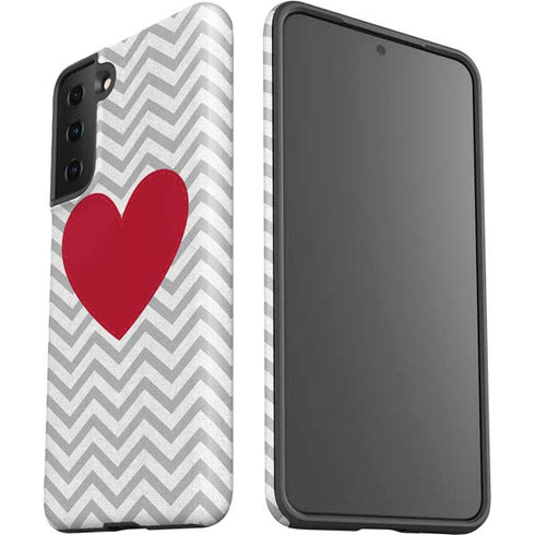 Chevron Heart Galaxy S21 FE Pro Case