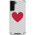 Chevron Heart Galaxy S21 Plus 5G Clear Case