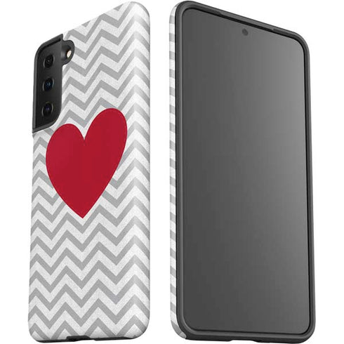 Chevron Heart Galaxy S21 Plus 5G Pro Case