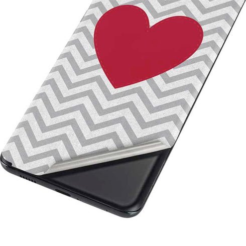 Chevron Heart Galaxy S21 Plus 5G Skin