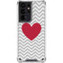 Chevron Heart Galaxy S21 Ultra 5G Clear Case