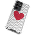 Chevron Heart Galaxy S21 Ultra 5G Clear Case