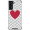 Chevron Heart Galaxy S22 Clear Case