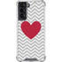 Chevron Heart Galaxy S22 Clear Case
