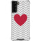 Chevron Heart Galaxy S22 Plus Clear Case