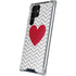 Chevron Heart Galaxy S22 Ultra Clear Case