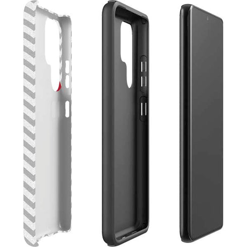 Chevron Heart Galaxy S22 Ultra Pro Case