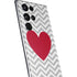Chevron Heart Galaxy S22 Ultra Skin