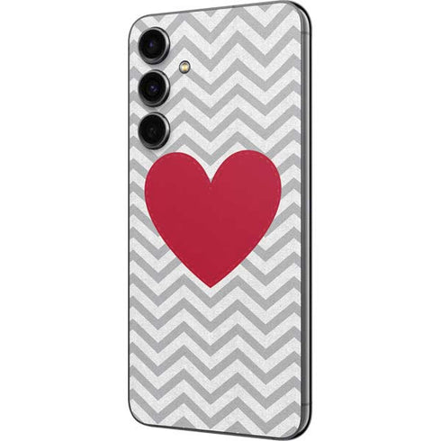 Chevron Heart Galaxy S23 FE Skin