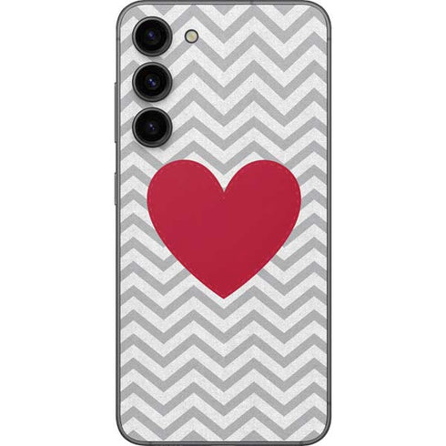 Chevron Heart Galaxy S23 Plus Skin