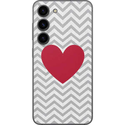 Chevron Heart Galaxy S23 Skin