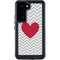 Chevron Heart Galaxy S23 Waterproof Case