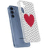 Chevron Heart Galaxy S24 Clear Case