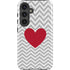Chevron Heart Galaxy S24 Impact Case