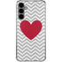 Chevron Heart Galaxy S24 Plus Clear Case