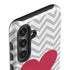 Chevron Heart Galaxy S24 Plus Impact Case