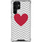 Chevron Heart Galaxy S24 Ultra Clear Case