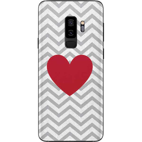 Chevron Heart Galaxy S9 Plus Skin