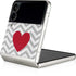 Chevron Heart Galaxy Z Flip3 5G Skin