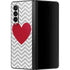 Chevron Heart Galaxy Z Fold3 5G Skin
