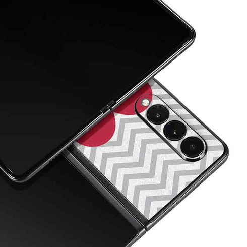 Chevron Heart Galaxy Z Fold3 5G Skin