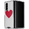 Chevron Heart Galaxy Z Fold4 5G Clear Case