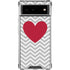 Chevron Heart Google Pixel 6 Clear Case