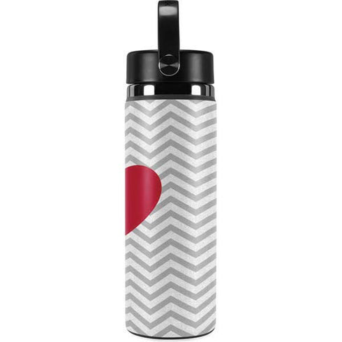 Chevron Heart Hydro Flask 20oz Wide Mouth Skin
