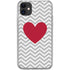 Chevron Heart iPhone 11 Clear Case