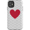 Chevron Heart iPhone 11 Impact Case