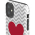 Chevron Heart iPhone 11 Impact Case