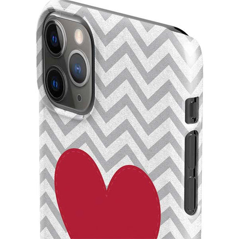 Chevron Heart iPhone 11 Pro Max Lite Case