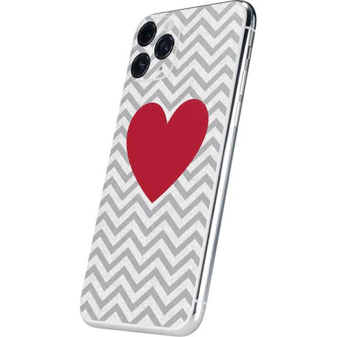 Chevron Heart iPhone 11 Pro Skin