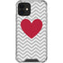 Chevron Heart iPhone 12 Clear Case