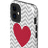 Chevron Heart iPhone 12 Mini Impact Case