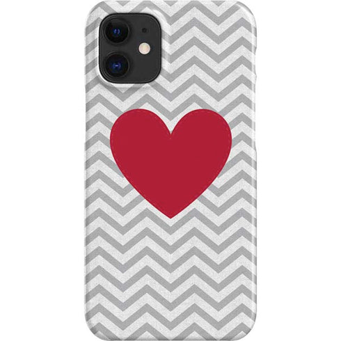 Chevron Heart iPhone 12 Mini Lite Case