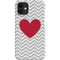 Chevron Heart iPhone 12 Mini Lite Case