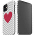 Chevron Heart iPhone 12 Mini Lite Case