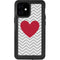 Chevron Heart iPhone 12 Mini Waterproof Case