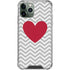 Chevron Heart iPhone 12 Pro Clear Case