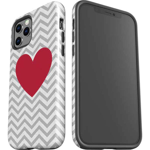 Chevron Heart iPhone 12 Pro Max Impact Case