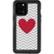 Chevron Heart iPhone 12 Pro Max Waterproof Case